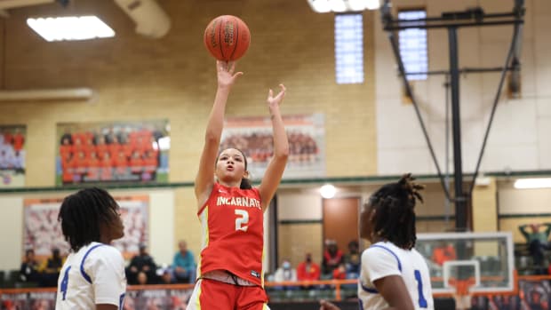 Incarnate Word vs Vashon Missouri girls basketball February 4 2023 Sophia Scheller 14209